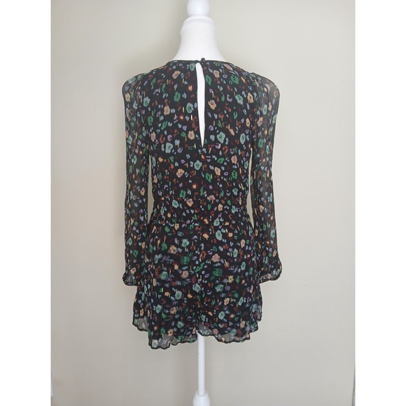 Anthropologie Long Sleeve Somerset Romper Printed Edition Multicolor Size Small - Picture 5 of 9